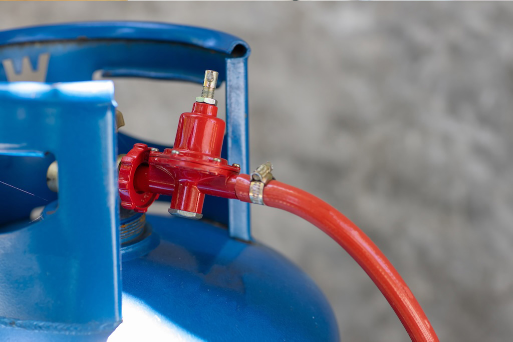 refilling propane tanks